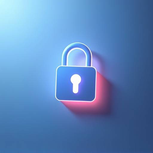 Privacy Icon showing a lock symbolizing data protection